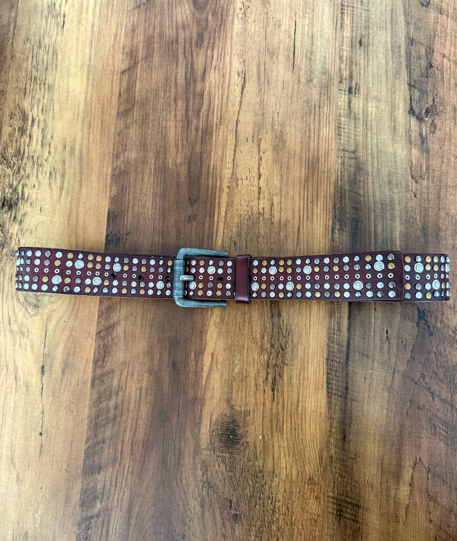 Studded Leather Sud Express belt