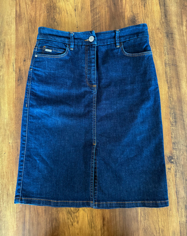 Caroll Denim knee length skirt