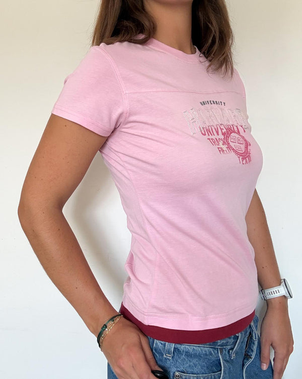 Pink Champions Harvard top